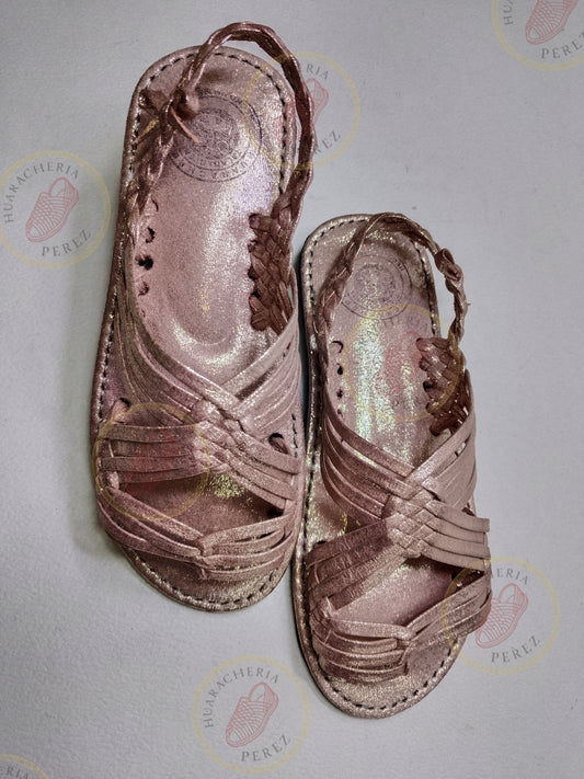 Sparkle Weave – Women’s Handwoven Huarache in Shimmer Finish