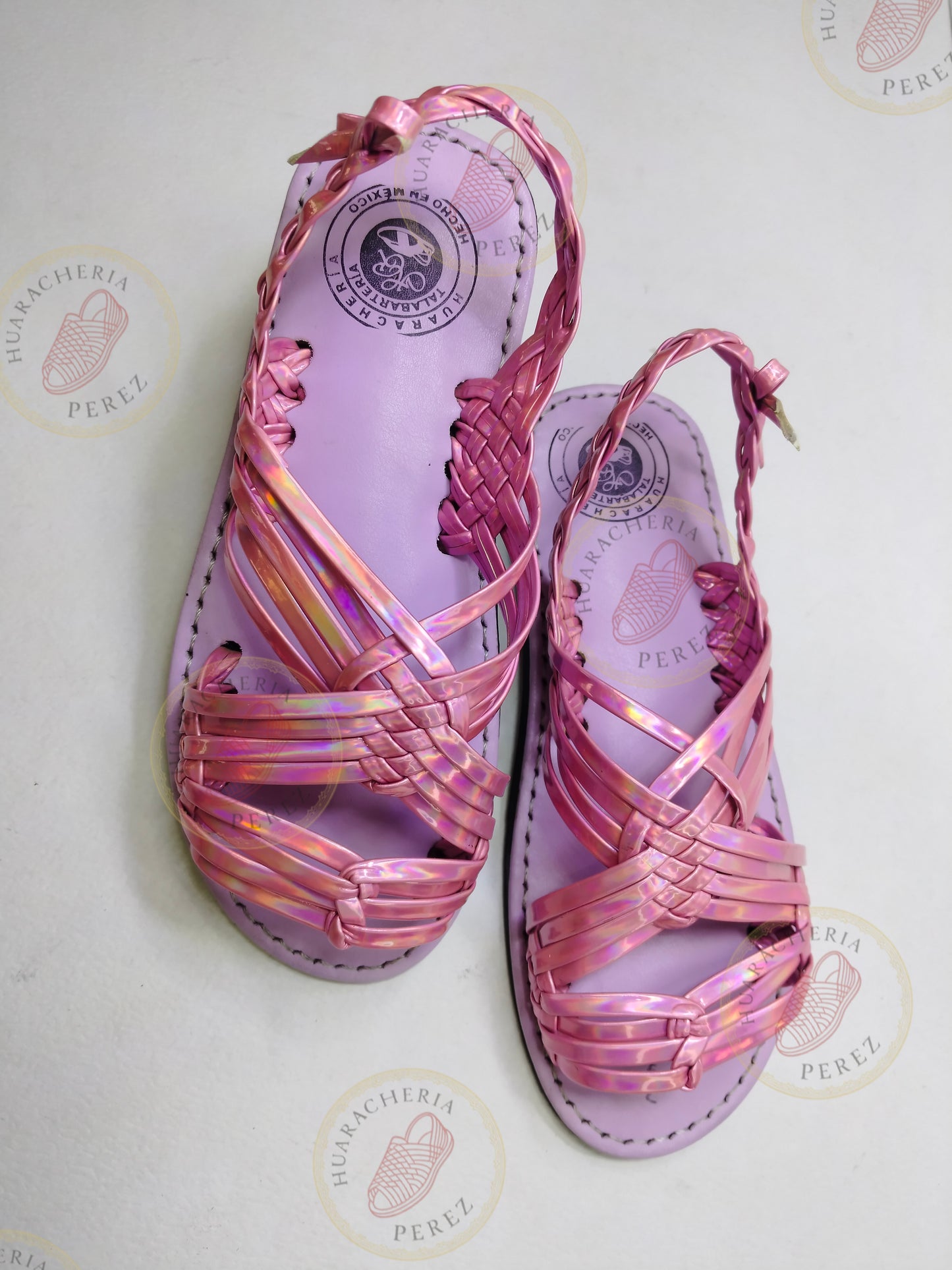 Metallic Glow Woven Huarache – Luminous Edition