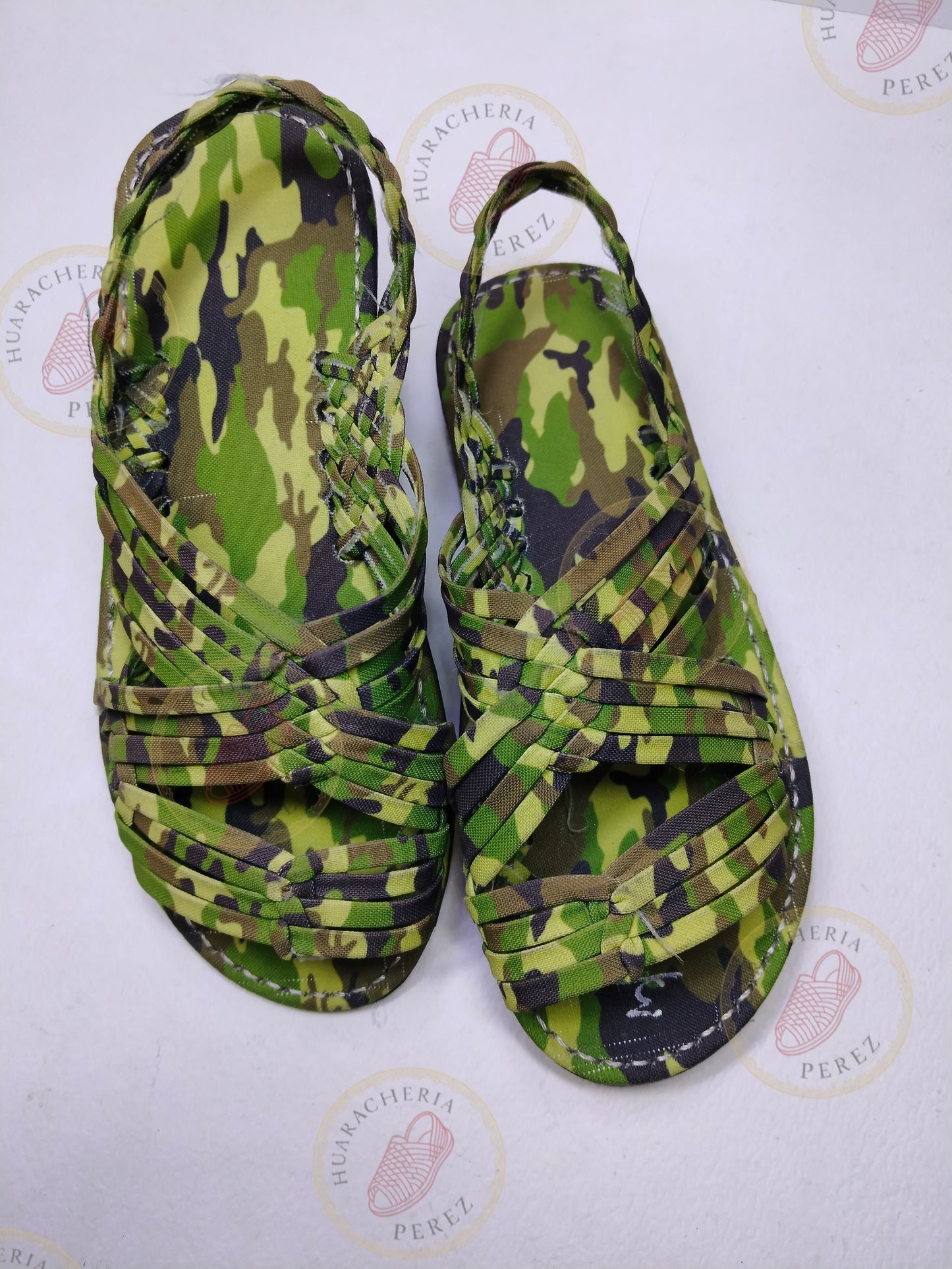 Camouflage Warrior – Handwoven Unisex Huarache