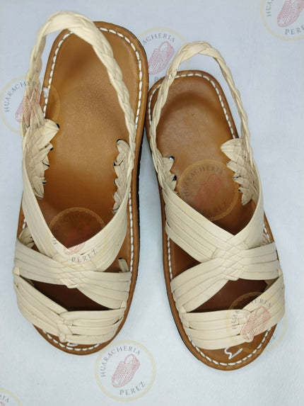 Traditional Woven Huarache β Classic Unisex Leather Sandal