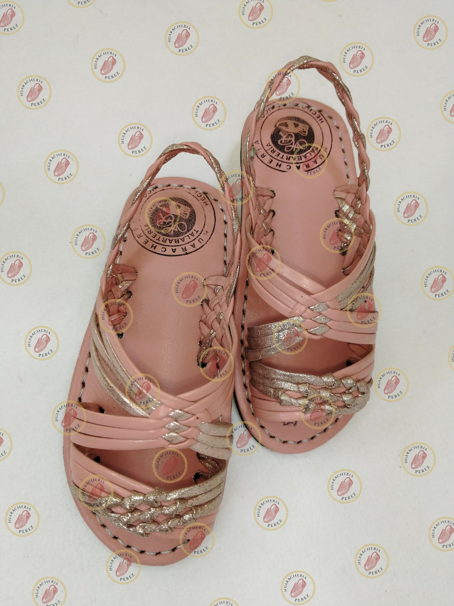 Pequeña Flor – Huarache tejido a mano para niñas