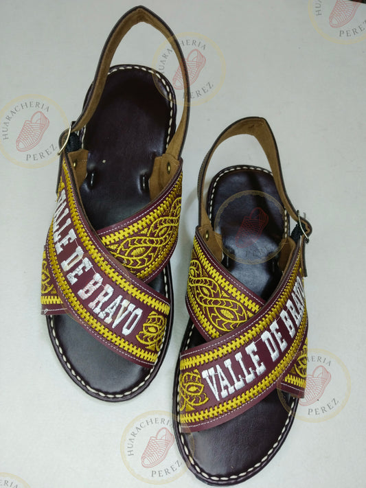 Valle de Bravo Embroidered Huarache – Cultural Edition