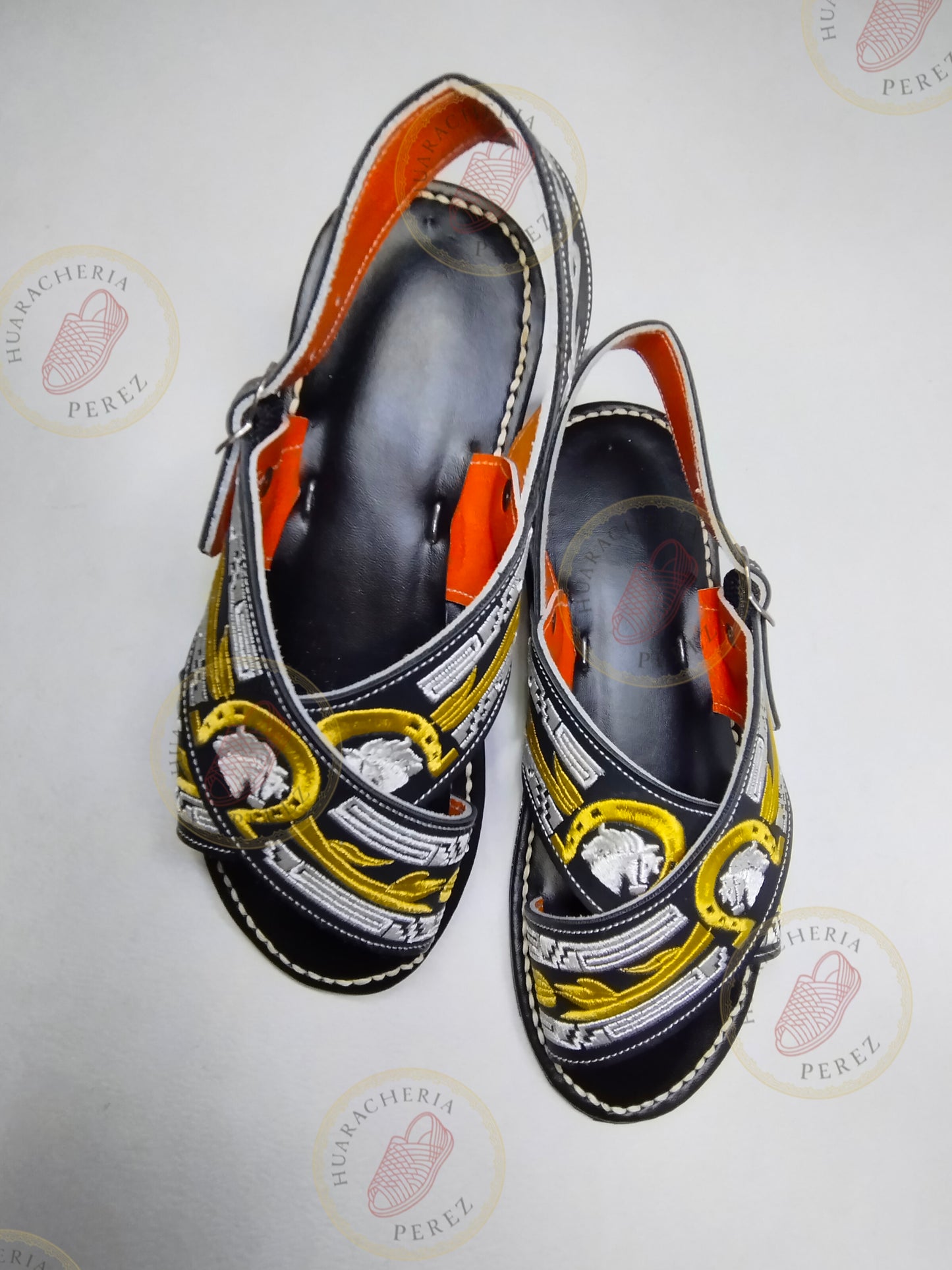 Embroidered Cross Huarache – Horse Spirit Edition