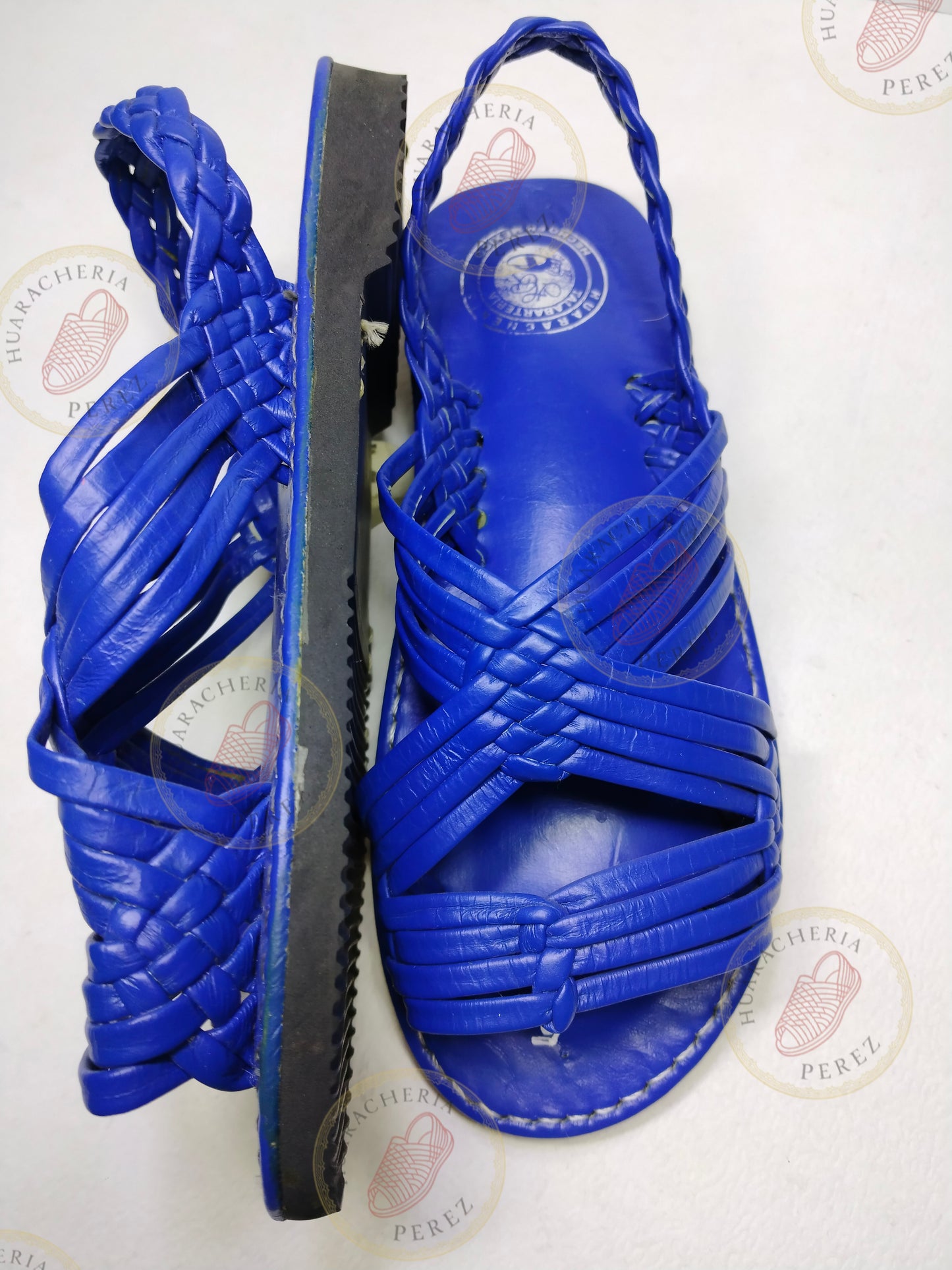 Amanecer Alto – Handwoven Baqueta Leather Huarache with Heel