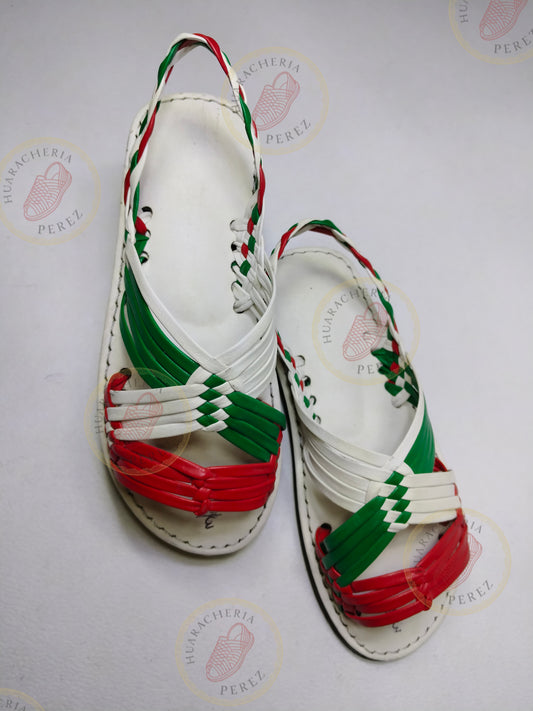 Mexican Colors Handwoven Huarache – Flat Comfort Sole
