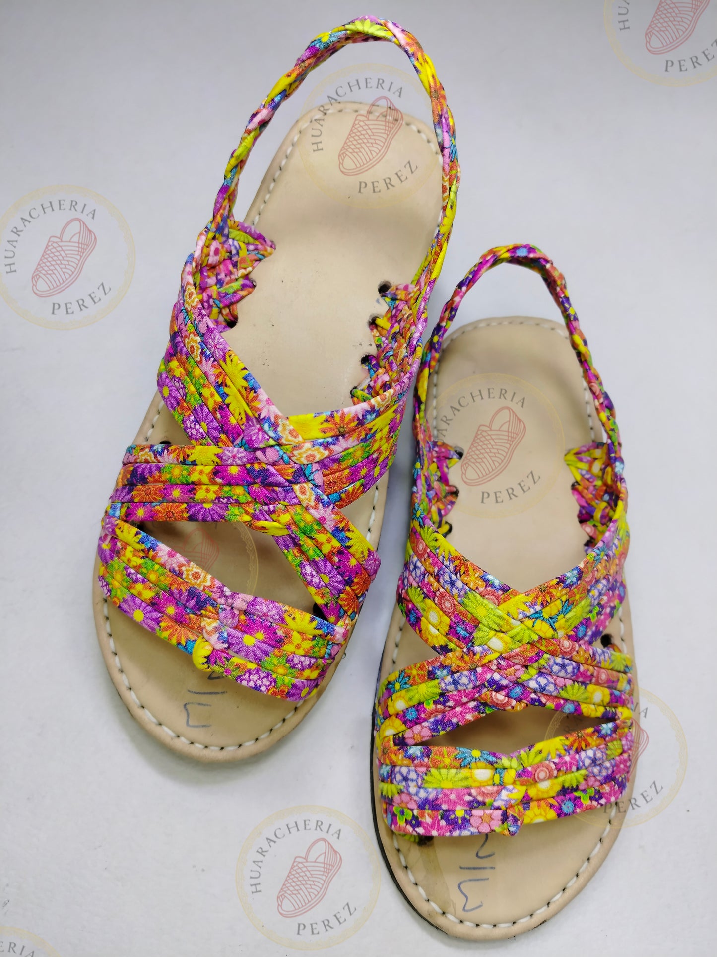 Woven styles - floral handcrafted huaraches