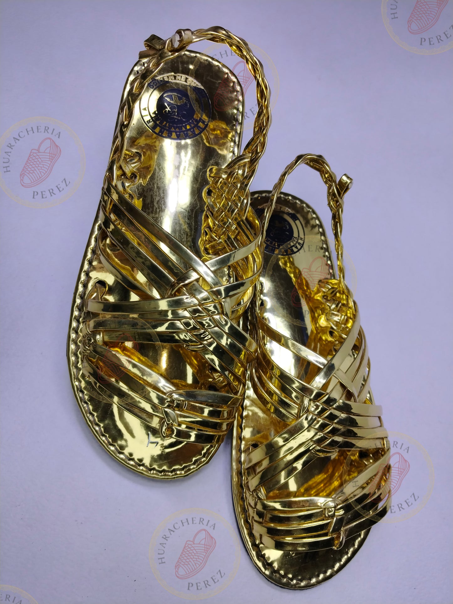 Metallic Glow Woven Huarache – Luminous Edition