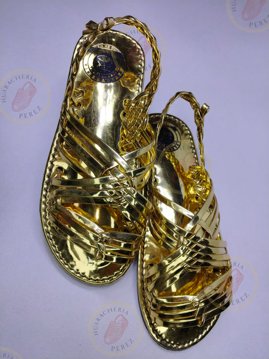 Metallic Glow Woven Huarache – Luminous Edition