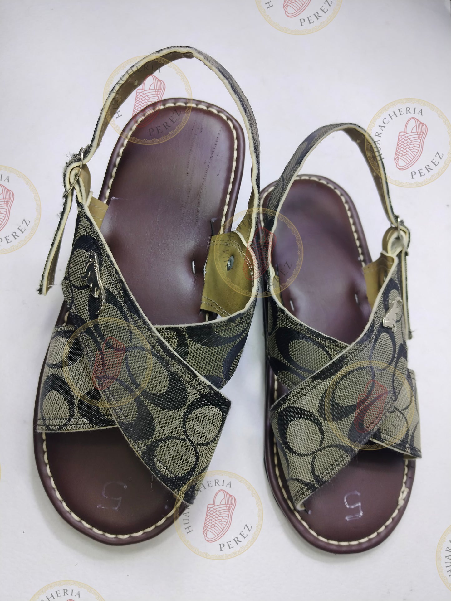 Urban Iguana – Crossband Artisan Huarache (Burgundy Edition)