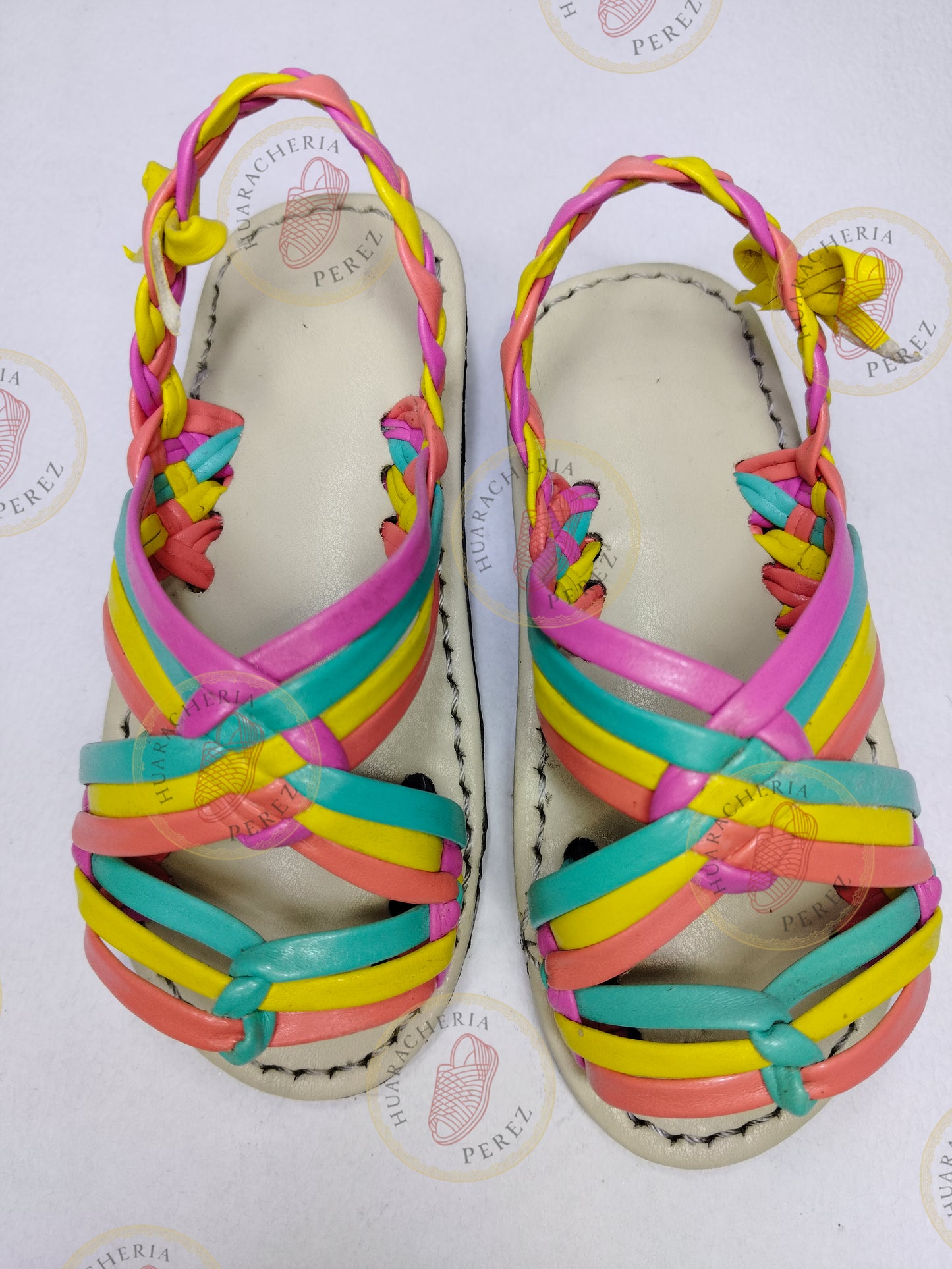 Dulce Tejido – Huarache tejido para niños en colores pastel