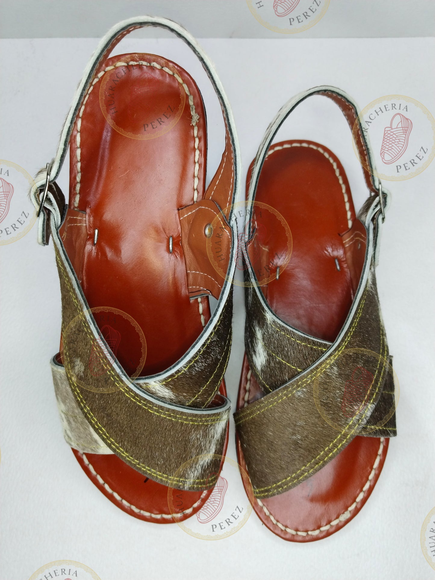 Cowhide Leather Huarache – Handcrafted Unisex Sandal