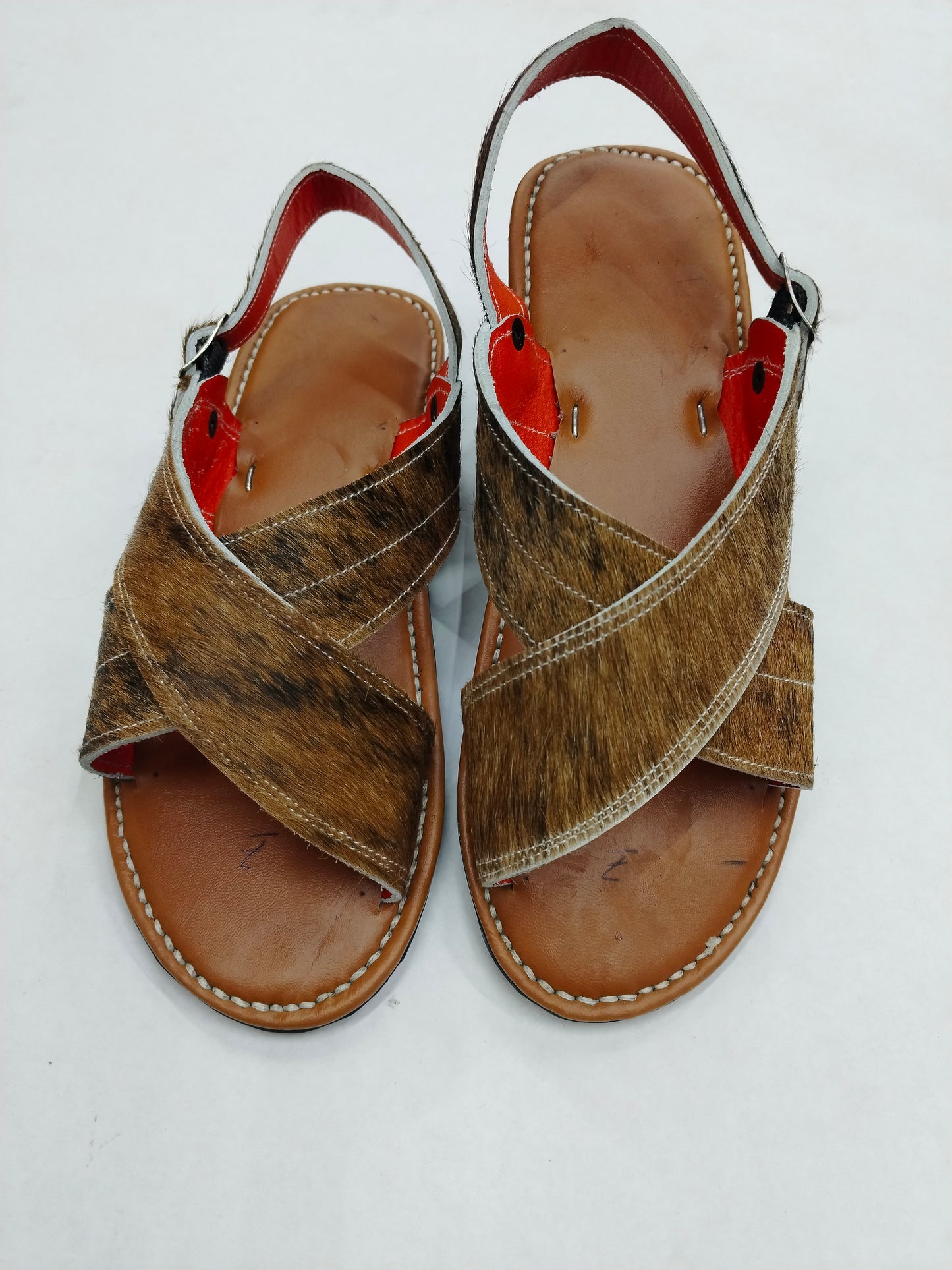 Cowhide Leather Huarache – Handcrafted Unisex Sandal