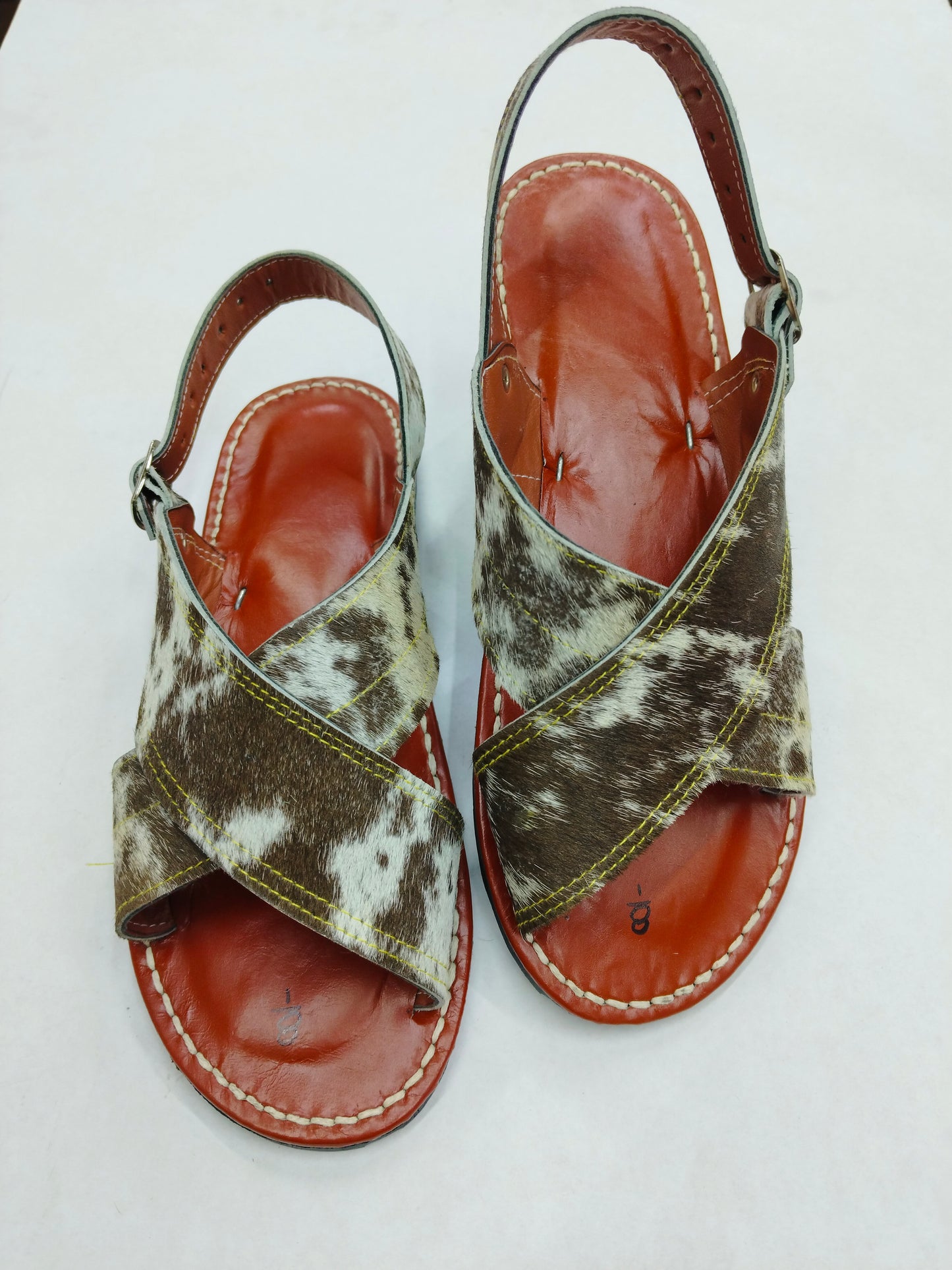 Cowhide Leather Huarache – Handcrafted Unisex Sandal